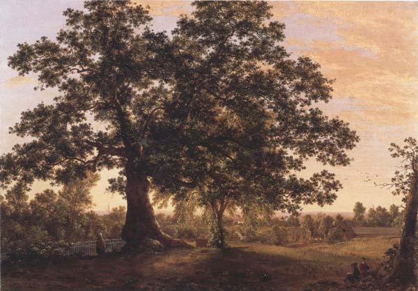 Frederic E.Church The Charter Oak at Hartford Sweden oil painting art